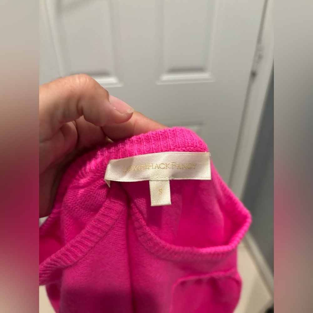 LOVESHACKFANCY Lune Crop Pullover - Picture 4 of 5